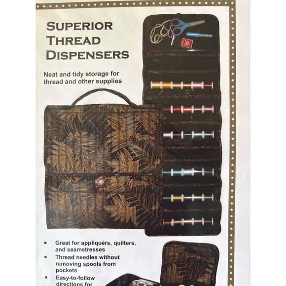 Superior Thread Dispenser Pattern ByAnnie Sewing Storage Organizer - Picture 1 of 4